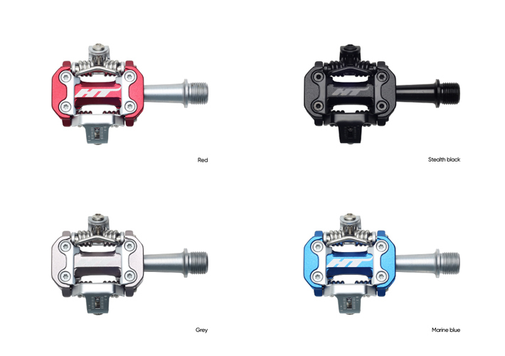 HT Components ME-03 Pedali In Magnesio Colore Magenta – Cuscinetti EVO+, 20 Pin, Asse Cro-Mo