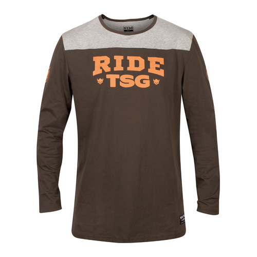 TSG T-Shirt - Ride TSG L/S [Size: Small] [Colour: Peat]