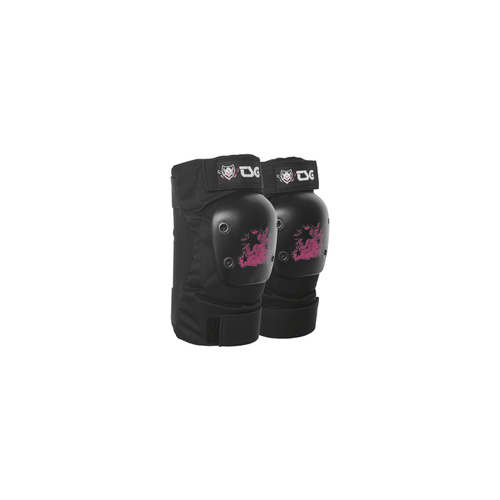 TSG Elbowpad - All Terrain - Derby Girl [Size: Large] [Colour: Black/Pink]