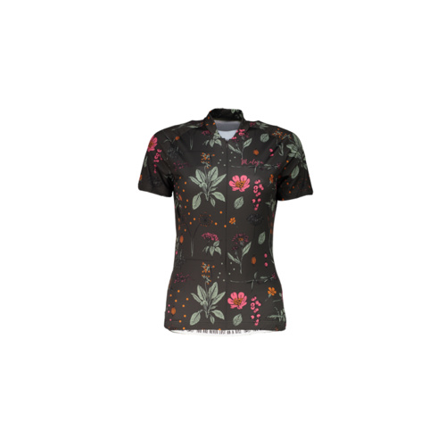 Maloja Jersey AOP - Mittersee 1/2 [Size: Large] [Colour: Charcoal]
