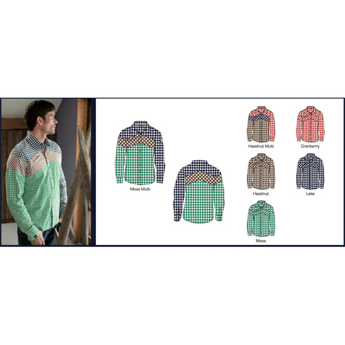 Maloja Shirt - Flem [Size: XLarge] [Colour: Cranberry]