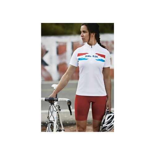 Maloja Jersey - Santa Rosa [Colour: Snow] [SIze: Small]