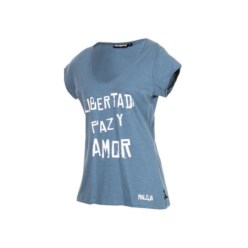 Maloja T Shirt - Amor [Colour: Dove] [Size: Small]