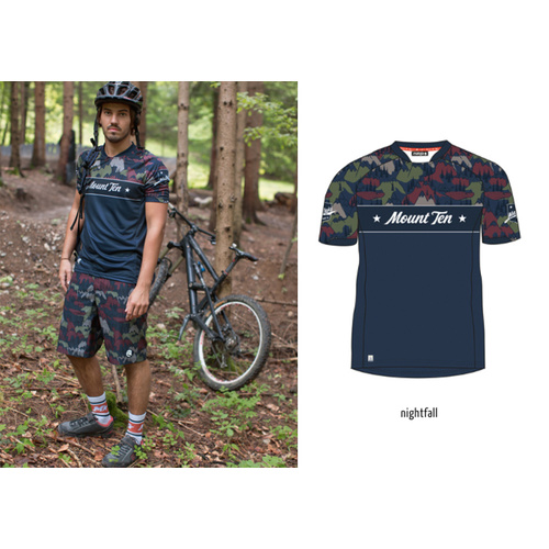 Maloja Jersey - Mount Ten [Size: Large] [Colour: Moonless]